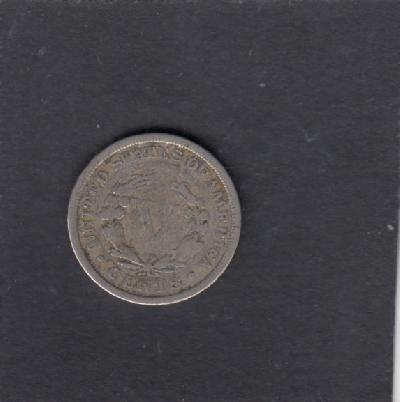 Beschrijving: 5 Cent LIBERTY